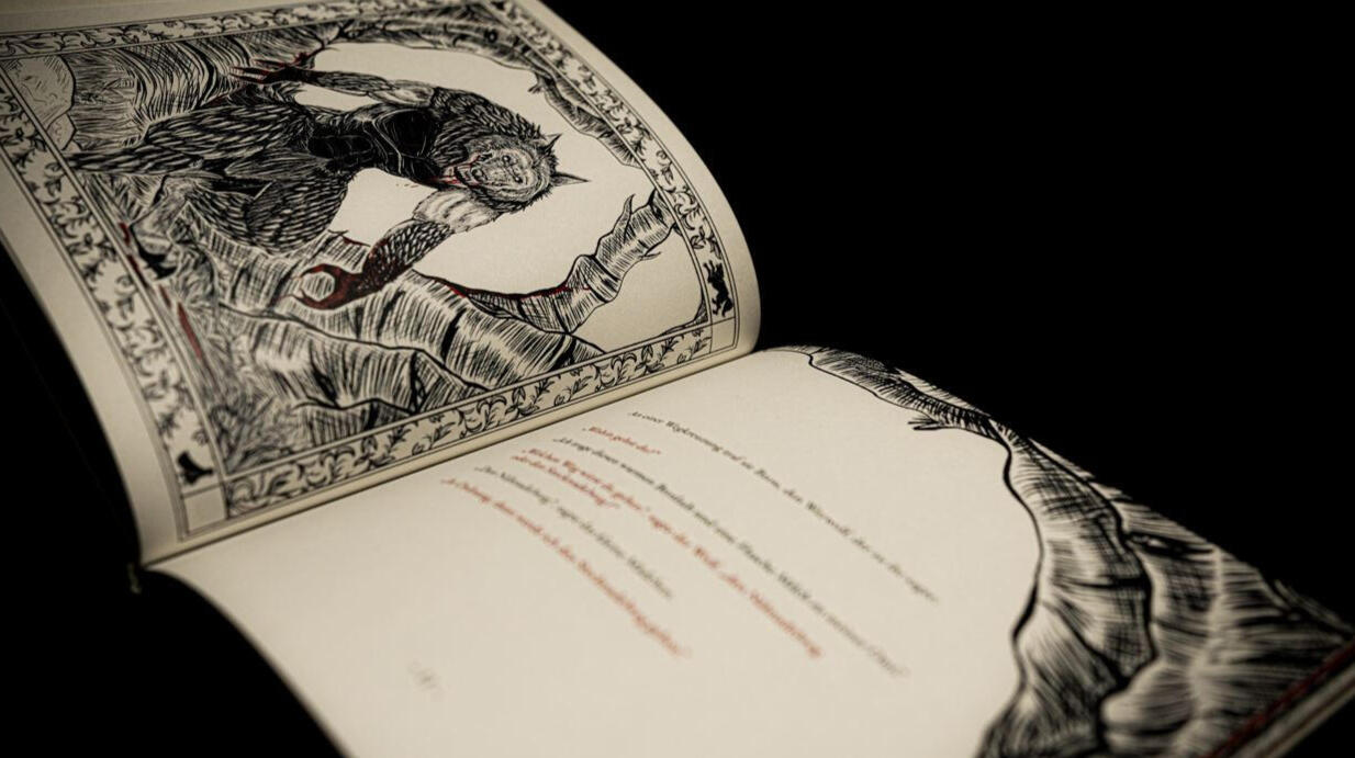 Inside view of the book with illustrations