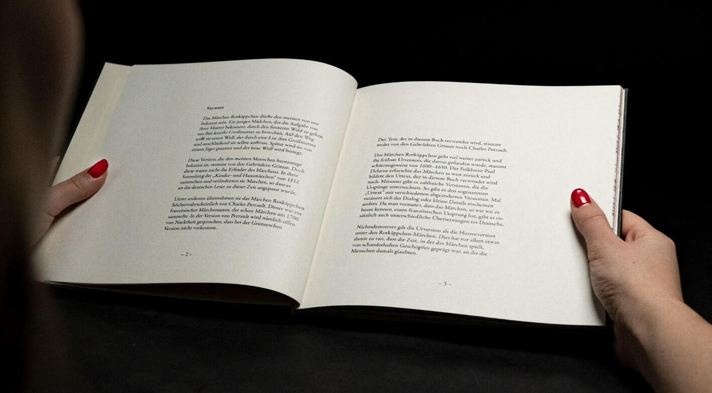 Inside view of the book