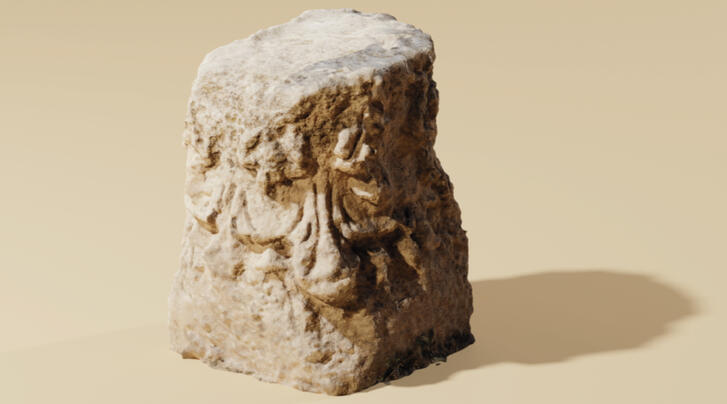 Column part in Jerash